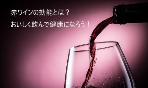 赤ワインの効能とは？おいしく飲んで健康になろう！