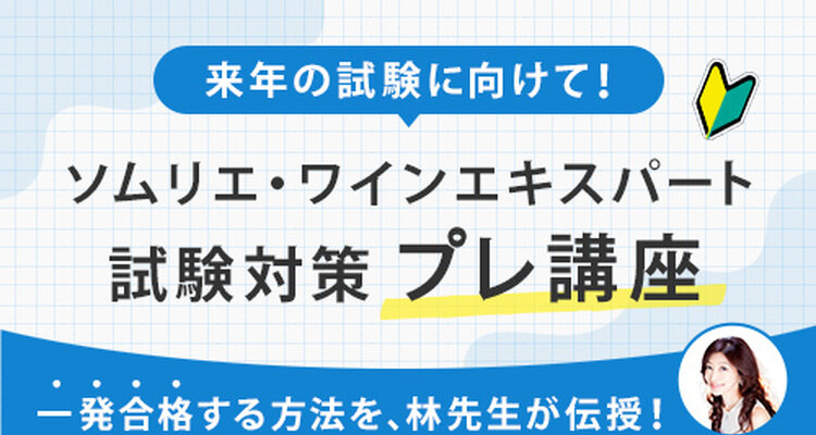 録画配信 録画パッケージ 22年度ソムリエ ワインエキスパート試験対策プレ講座 初心者がソムリエ ワインエキスパート試験に一発合格する方法 ワイン初心者からソムリエ資格取得まで ワインスクール アカデミー デュ ヴァン