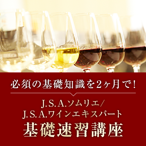 J.S.A.ソムリエ/ワインエキスパート基礎速習講座