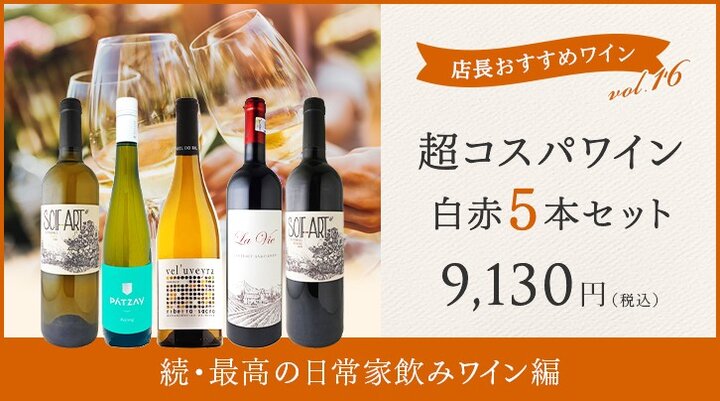 店長おすすめワインセット　超コスパワイン5本セット第16弾