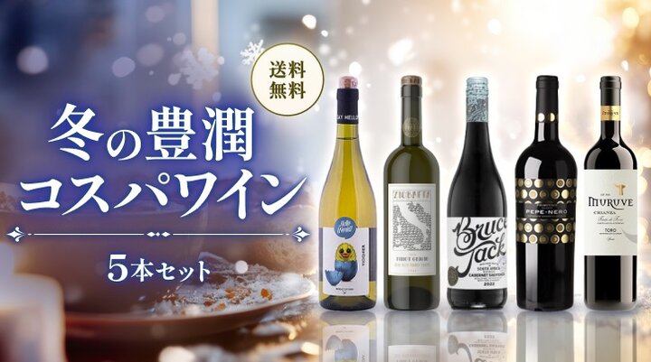 冬の豊潤コスパワイン5本セット