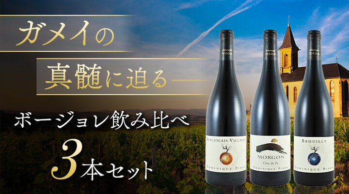 ボージョレ飲み比べ3本セット