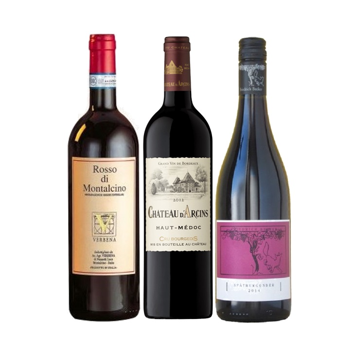 【通常販売価格より20%OFF（1,738円引き）】厳選赤ワイン3本セット-D_ HolidaySeason 3-bottle Red Wine Set
