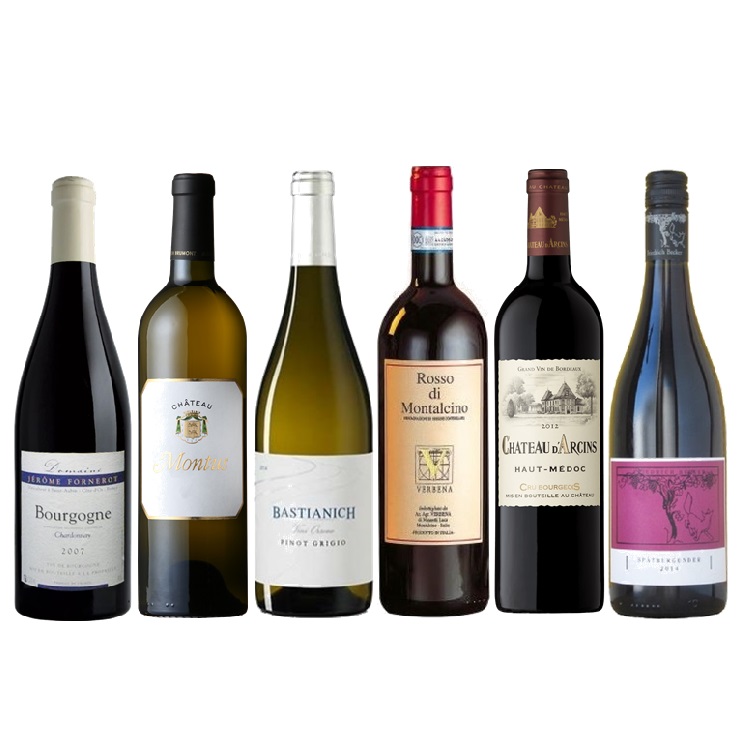 【通常販売価格より30%OFF（5,933円引き）】コク旨赤・白６本セット-D_ Carefully selected 6-bottle Wine Set