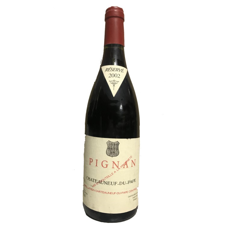 シャトー・ラヤス　シャトーヌフ・デュ・パプ　ピニャン 2002-Châteauneuf du Pape Rouge Pignan