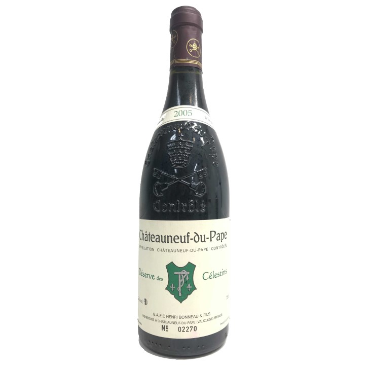 アンリ・ボノー　シャトーヌフ・デュ・パプ・レゼルヴ・デ・セレスタン　2005-Châteauneuf du Pape Réserve des Celestins