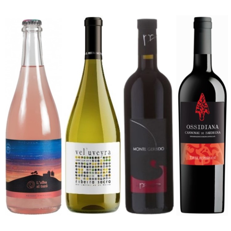 まだ誰も知らない秀逸ワイン　スペイン・イタリア４本セット-Italy_Spain  Wine 4-bottle Set