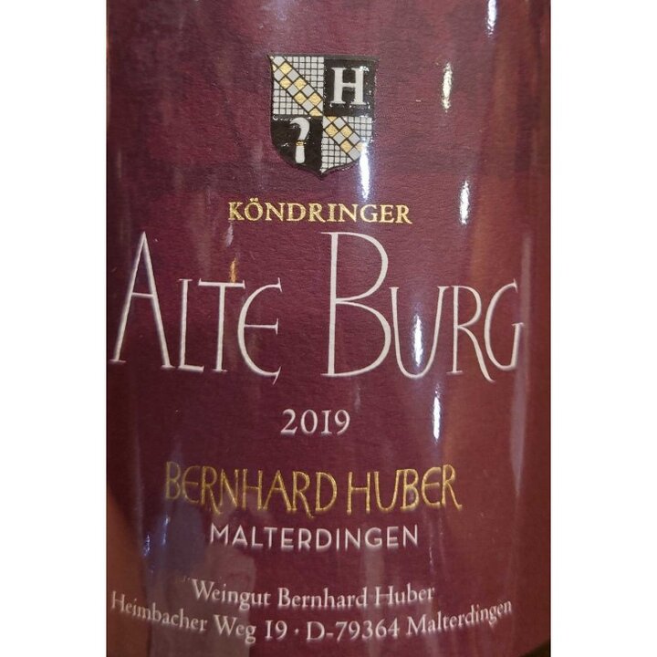 ベルンハルト・フーバー  　ケントリンガー・アルテブルク・シュペートブルグンダー・レゼルヴ-Köndringer Alte Burg Spätburgunder Reserve