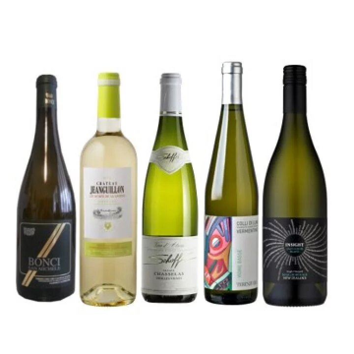 アカデミー・デュ・ヴァン直輸入デイリー白ワイン5本セット-Academie du Vin White Wine_Daily Wine Selection 5-bottle Set