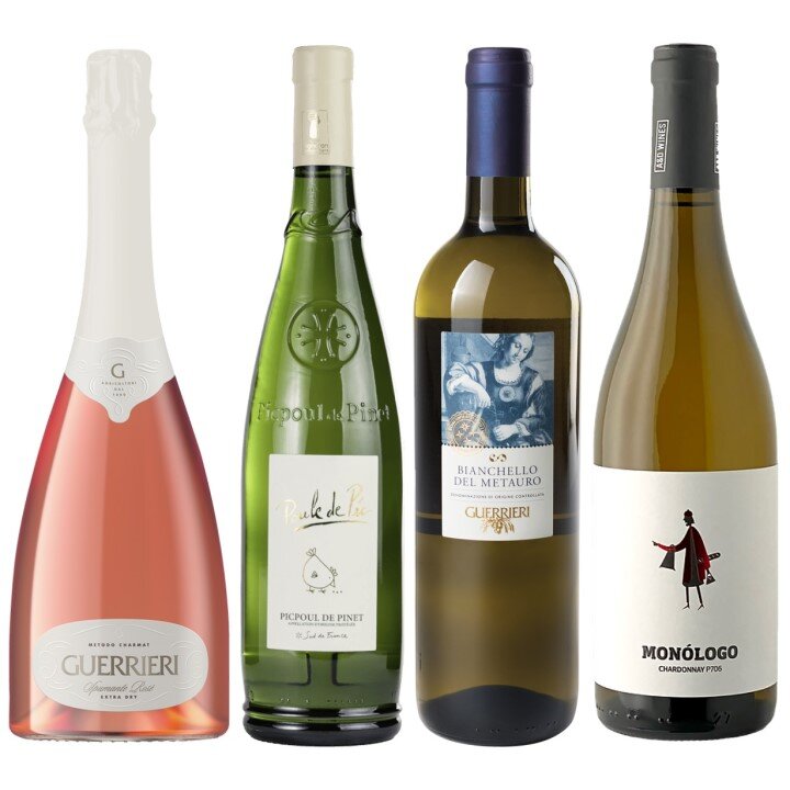 ロゼ泡・白ワイン　コスパ4本セット-Value Wine 4-bottle Set