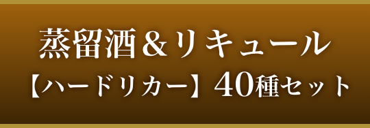 蒸留酒＆リキュール【ハードリカー】40種セット