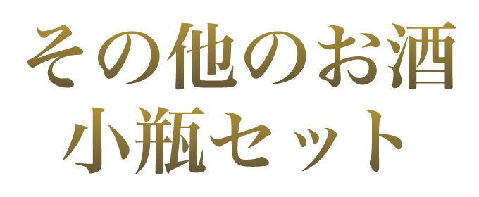 その他のお酒小瓶セット